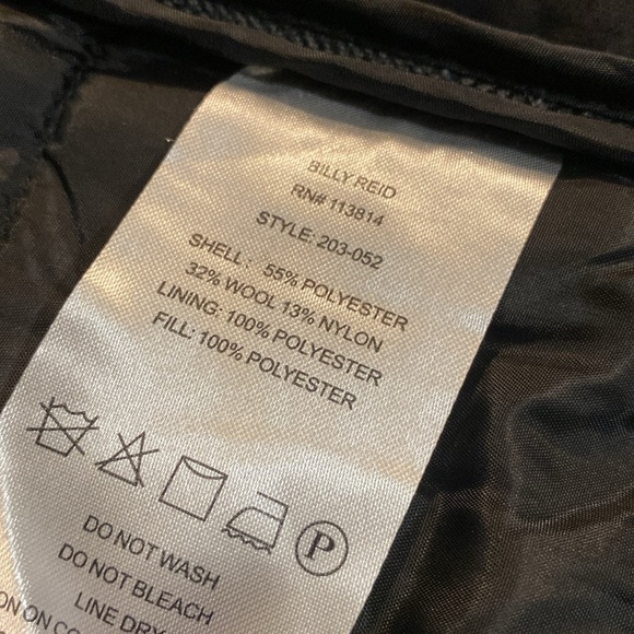 BILLY REID THEO GRAY WOOL INSULATED SHIRT JACKET - Picture 11 of 13